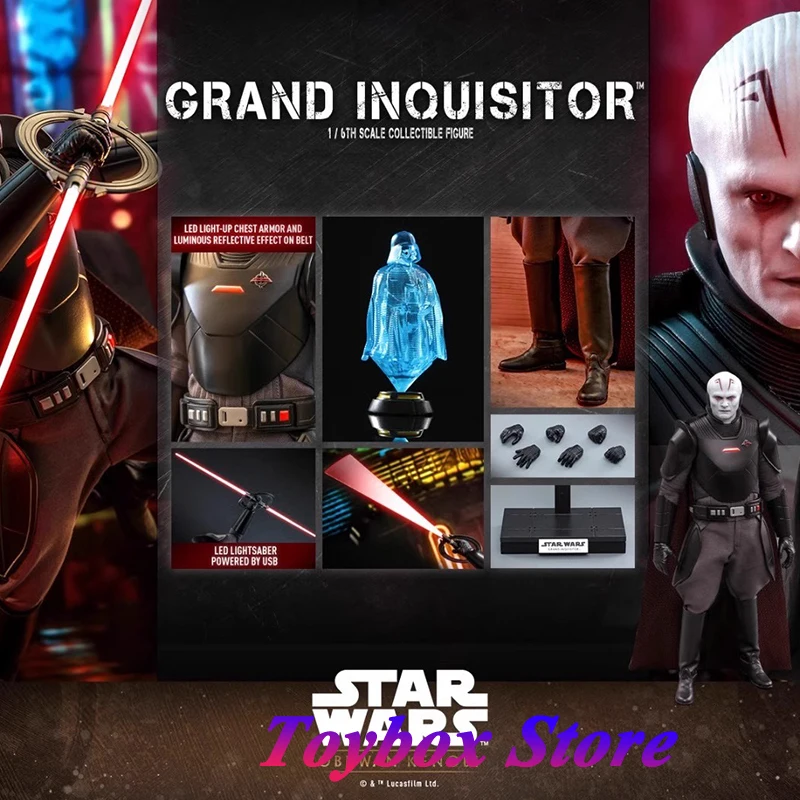 

HOTTOYS оригинальная HT TMS082 1/6 Коллекционная мужская фигурка Grand Inquisitor Оби-вань Кеноби 12 "полный набор модель солдата в подарок