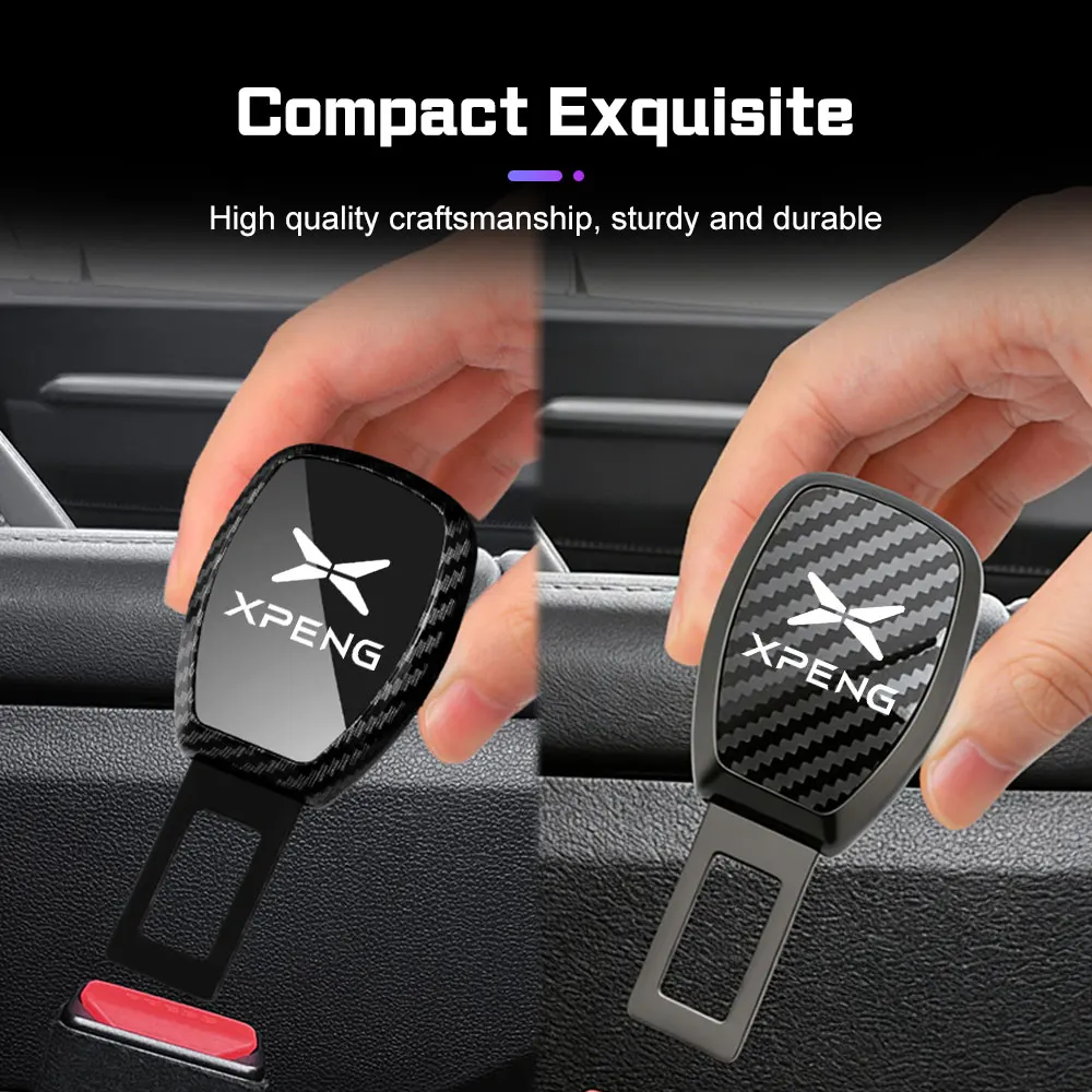 Seat Belt Extender Plug Car Safety Buckle Clip Auto Interior Accessories Seatbelt Extension Connector For XPeng G6 G9 P7 P5 5