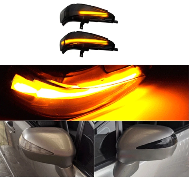 LED Side Wing Rear View Mirror Signal Indicator Light For Honda Civic MK8 2006-2011 Parts 34300SMGE01 Yellow Lights