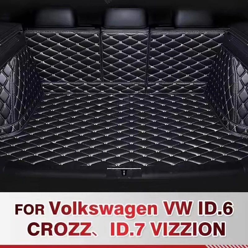 

Для Volkswagen VW ID.6 CROZZ、ID.7 VIZZION автоматический коврик для багажника с полным покрытием, автомобильный защитный коврик, грузовой вкладыш, аксессуары для интерьера