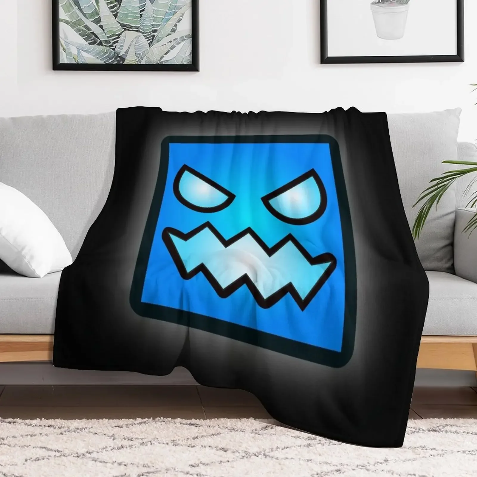 Geometry dash Throw Blanket For Sofa Thin Giant Sofa Fashion Sofas Travel Blankets