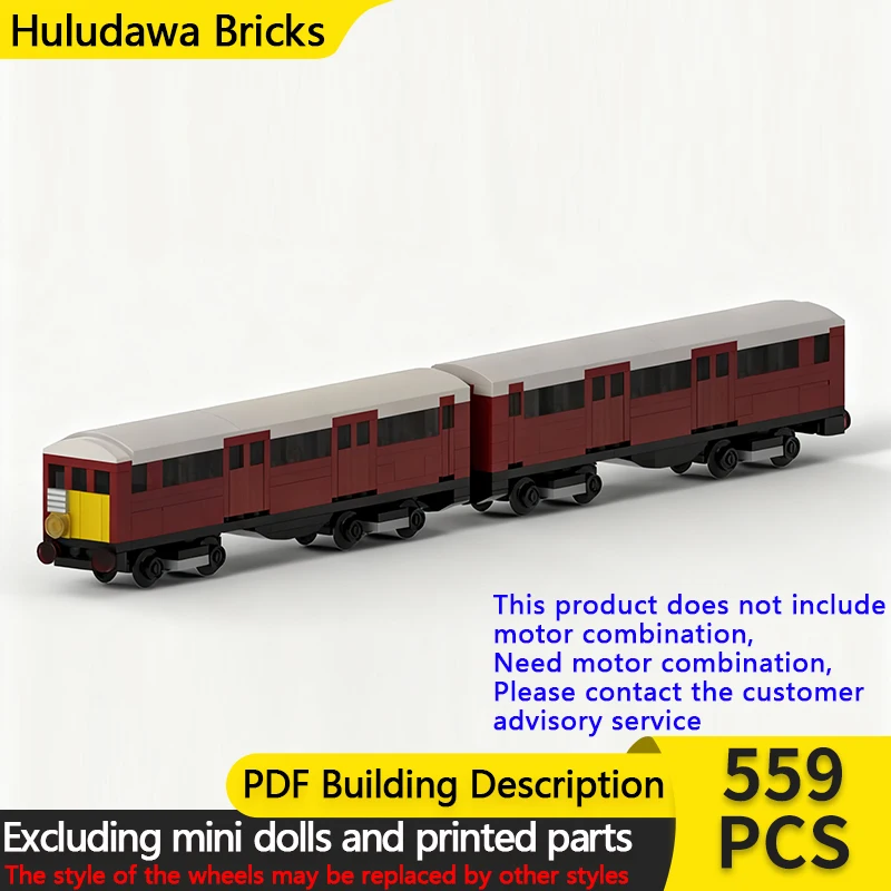 

Модель городского автомобиля MOC, строительные кирпичи, класс 483, 2arriage, поезд EMU, модульная технология, детские праздничные подарки, сборные игрушки, костюм