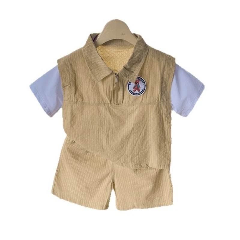 

New Summer Baby Clothes Set Children Boys Casual T-Shirt Shorts 2Pcs/Sets Kids Clothing Infant Sports Costume Toddler Tracksuits