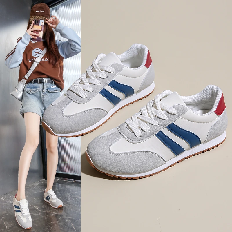 

Женская повседневная легкая дышащая спортивная обувь, весенне-осенние новые универсальные кроссовки для бега, Zapatos De Mujer Tenis Jeans