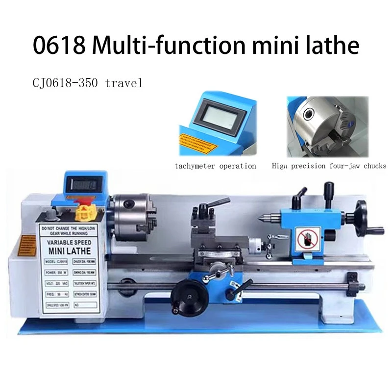 Metal Lathe Brushless Motor Mini Lathe 32mm Spindle Hole 100mm Chuck Ordinary Small Lathe