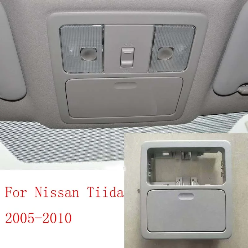Indoor Roof Reading Light for Nissan Tiida 2005-2010 Roof Sunroof Switch Glasses Case Car Accessories