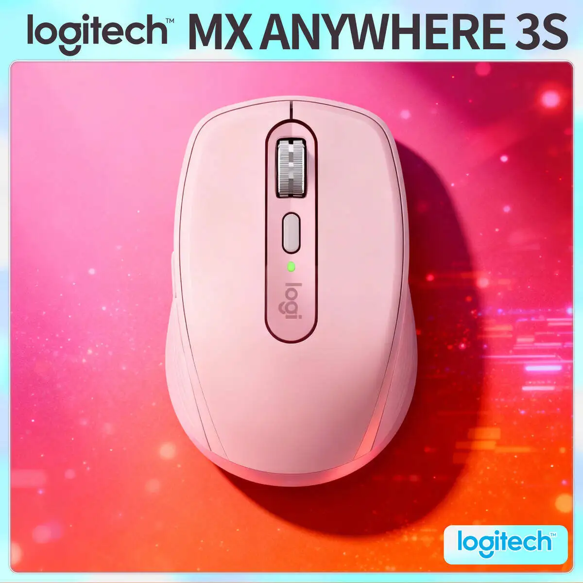 

Logitech MX Anywhere 3S Wireless Office Mouse 7 Custom Buttons for Home Business Travel Gaming