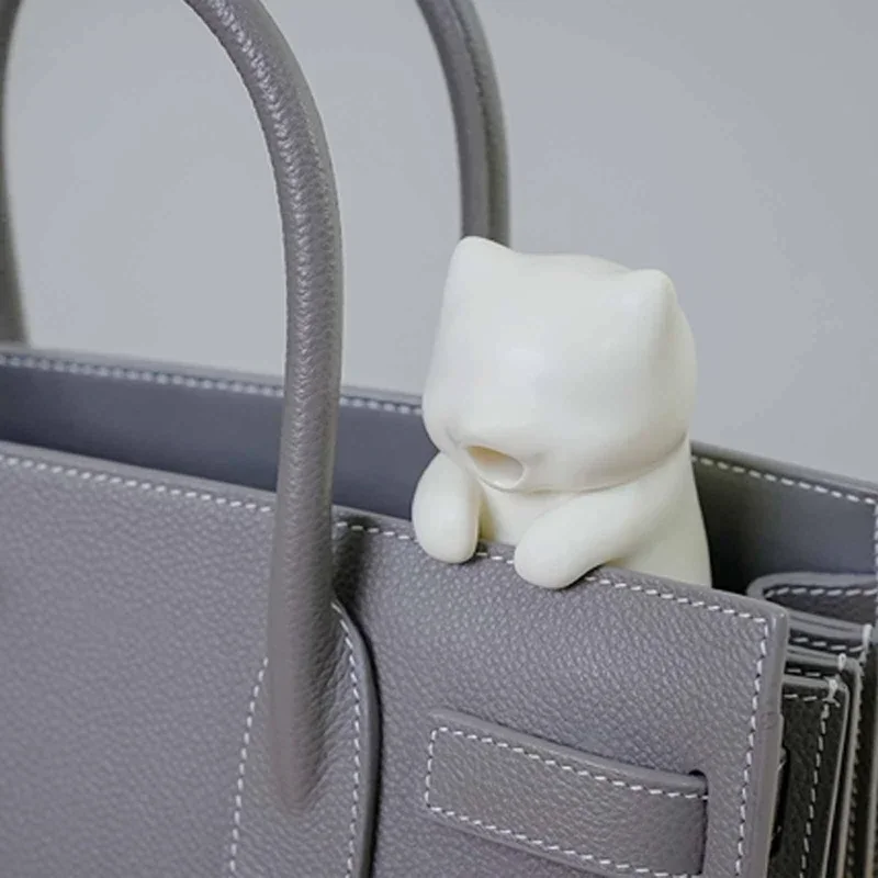 Nuevo soplador de agua automático con lengua de gato de dibujos animados, 3 minutos de refrigeración, agua caliente, té, platos de arroz, café, Mini ventilador de aire