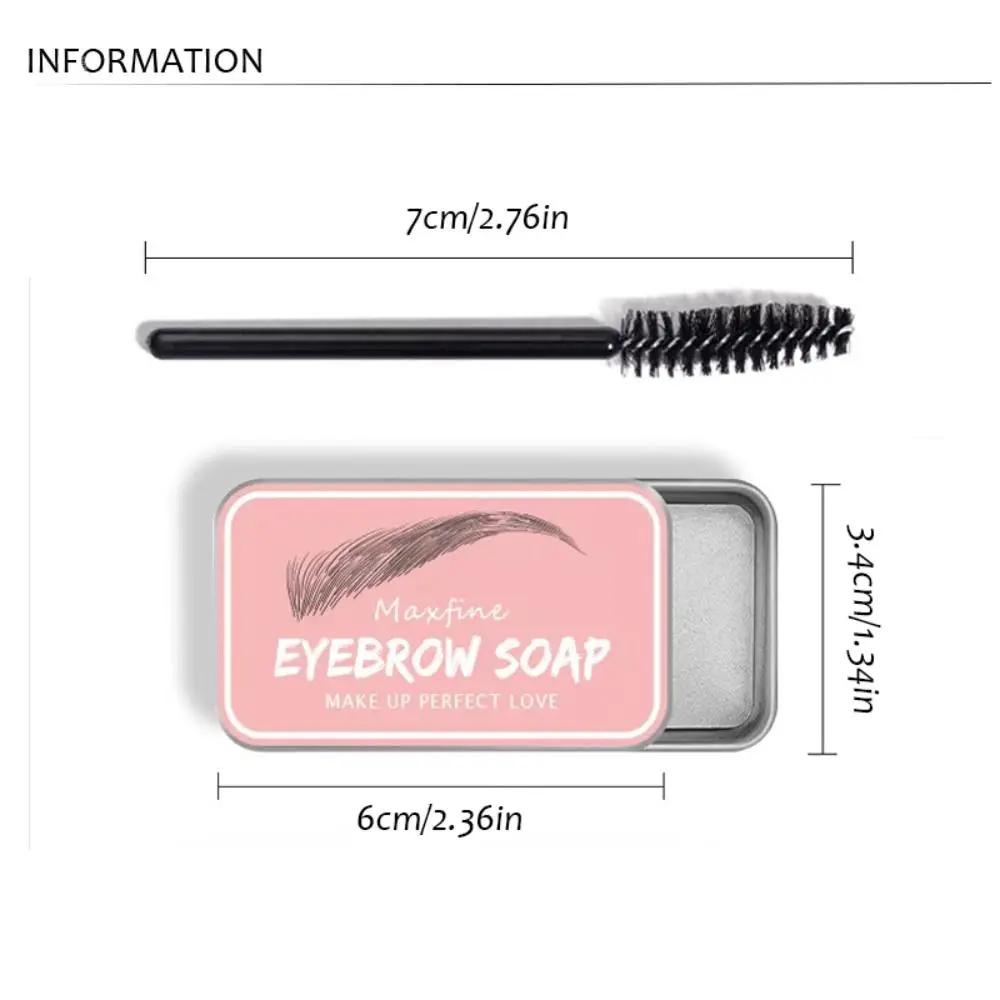 Eyebrow Styling Gel 3D Eyebrow Styling Cream Quick-drying Makeup Eyebrow Sculpt Soap Transparent Natural Eyebrow Soap Kit Face