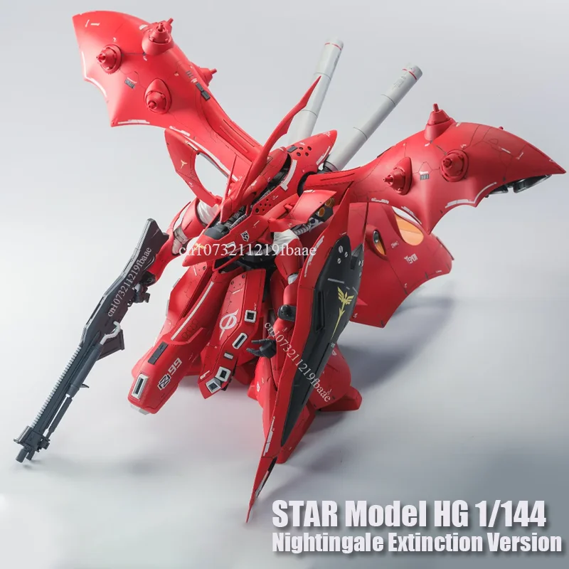 STER Model Nightingale HG 1/144 MSN-04II Uitsterven Versie Model Assemblage Kit Action Figure Robot Speelgoed Hobby Pop Kinderen Geschenken