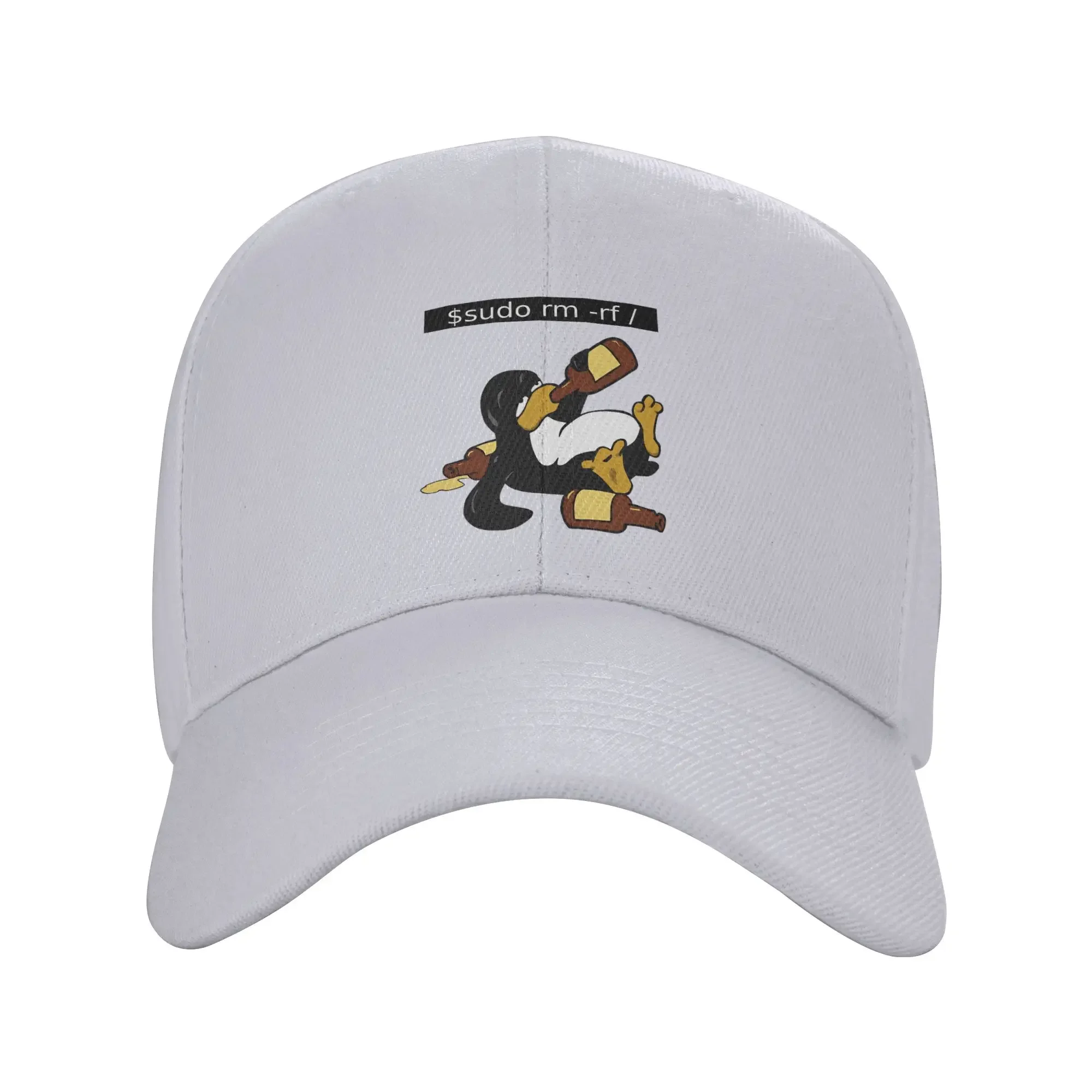 New Funny Linux Command Funny Linux Baseball Cap  y2k Cute Trucker Hat Summer Men Adult Outdoor Gym Baseball Caps