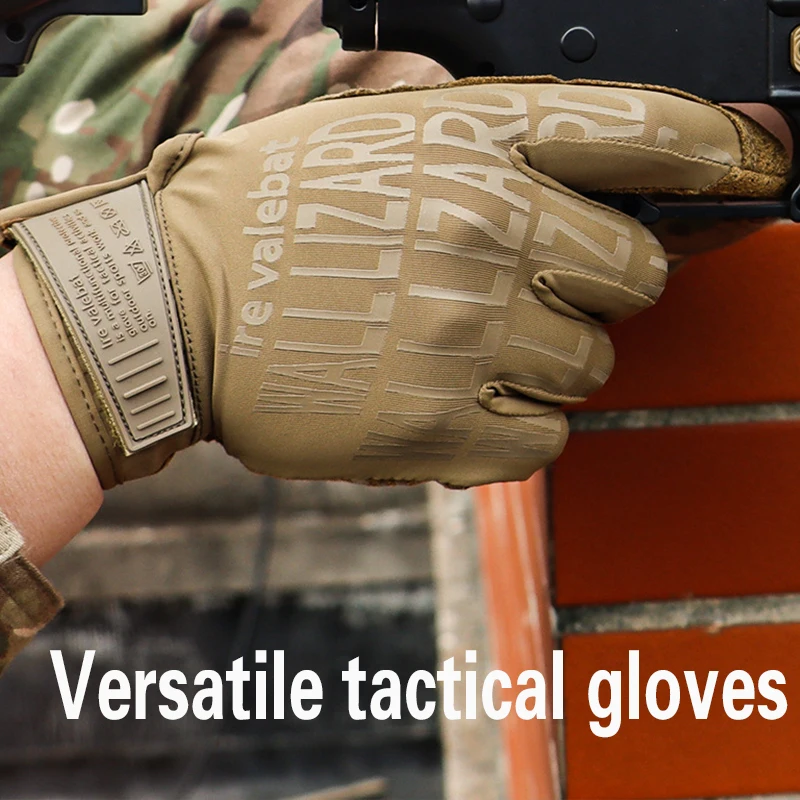 Outdoor Tactical Gloves Touch Screen Breathable Full Finger Riding Shooting Fishing Multi-functional Protection Safety Gloves