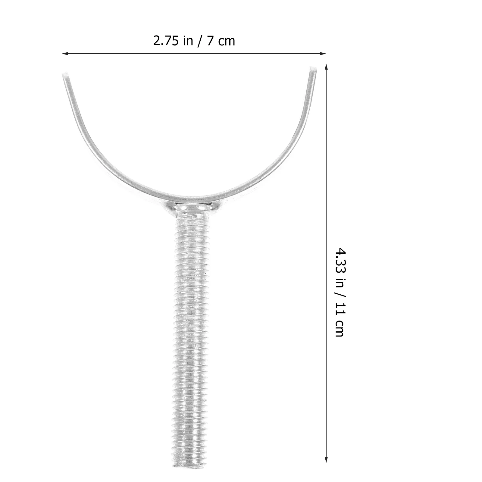 2pcs Staircase Baby Reinforcement U-Shaped Bracket Y Threaded Spindle Rods For Hallway Banister Adapter Pet Gate Accessories