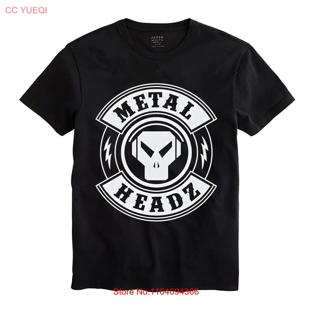 T-shirt Metal Headz Men Unisex Black Shirt Size S-5XL