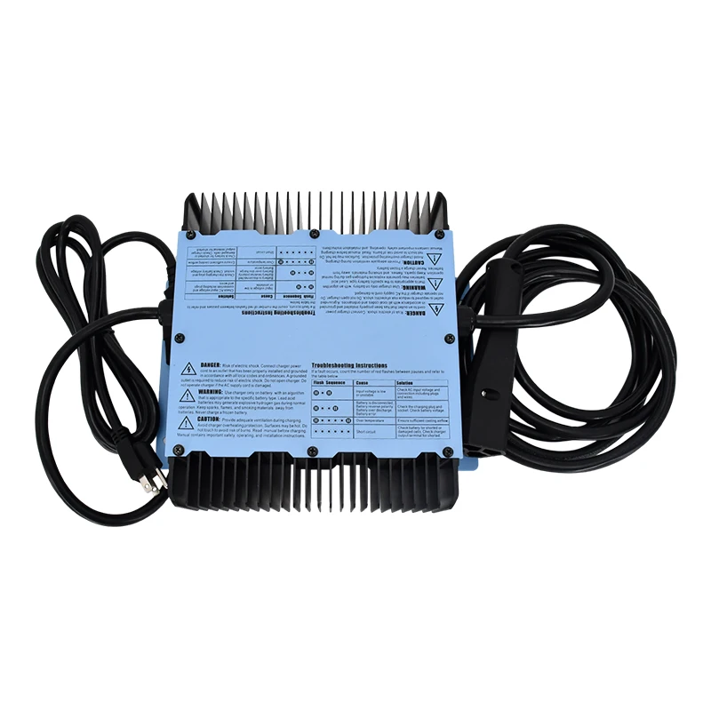 48V DC 17A Golf Cart Battery Charger HP4817P Compatible with EZGO Compatible with Club Car Compatible with Yamaha Golf Cart