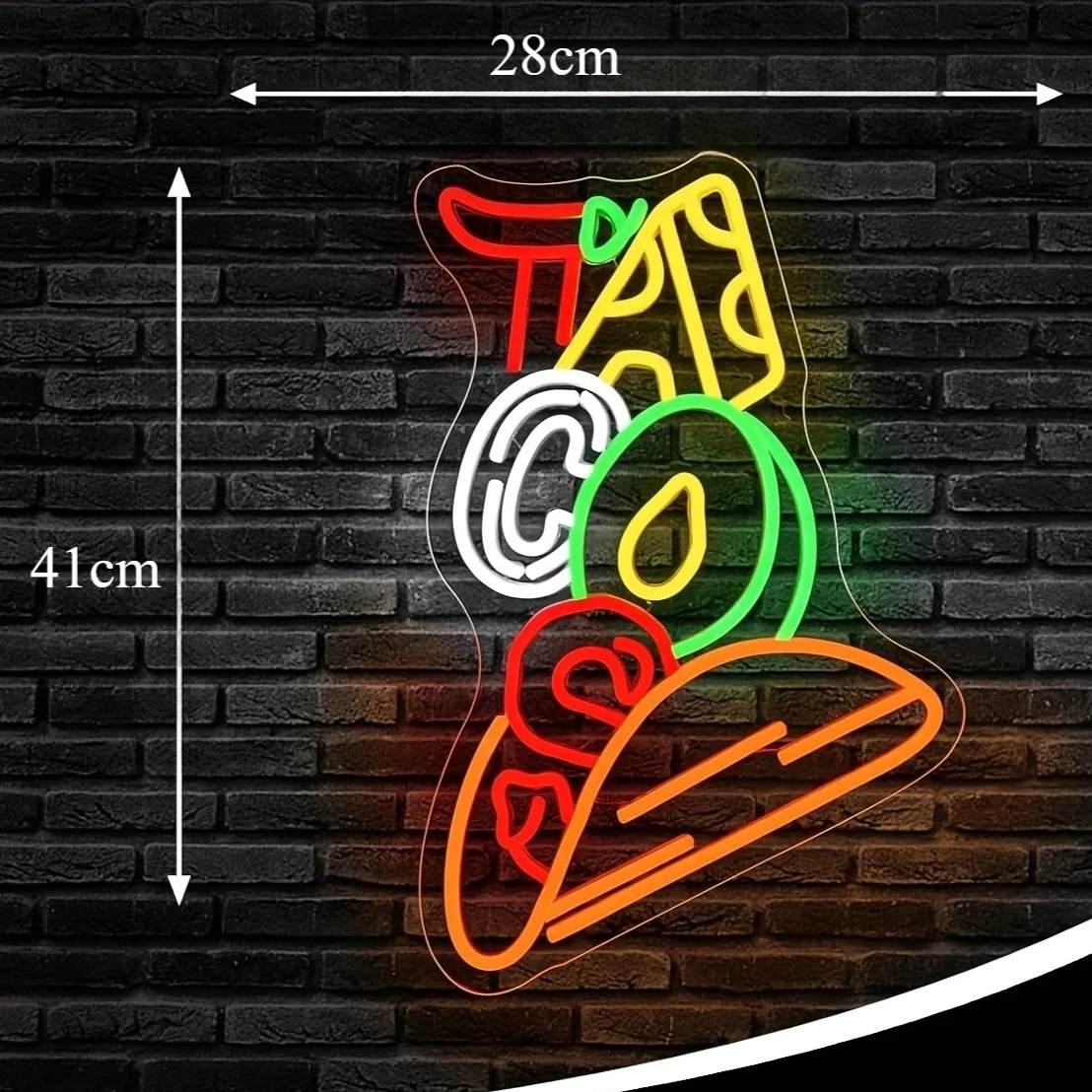 تاكر النيون تسجيل USB عكس الضوء LED ضوء النيون تسجيل لمطعم المكسيكي غرفة نوم غرفة نوم بار عربة الوجبات الخفيفة ديكور جدران الحفلات هدية