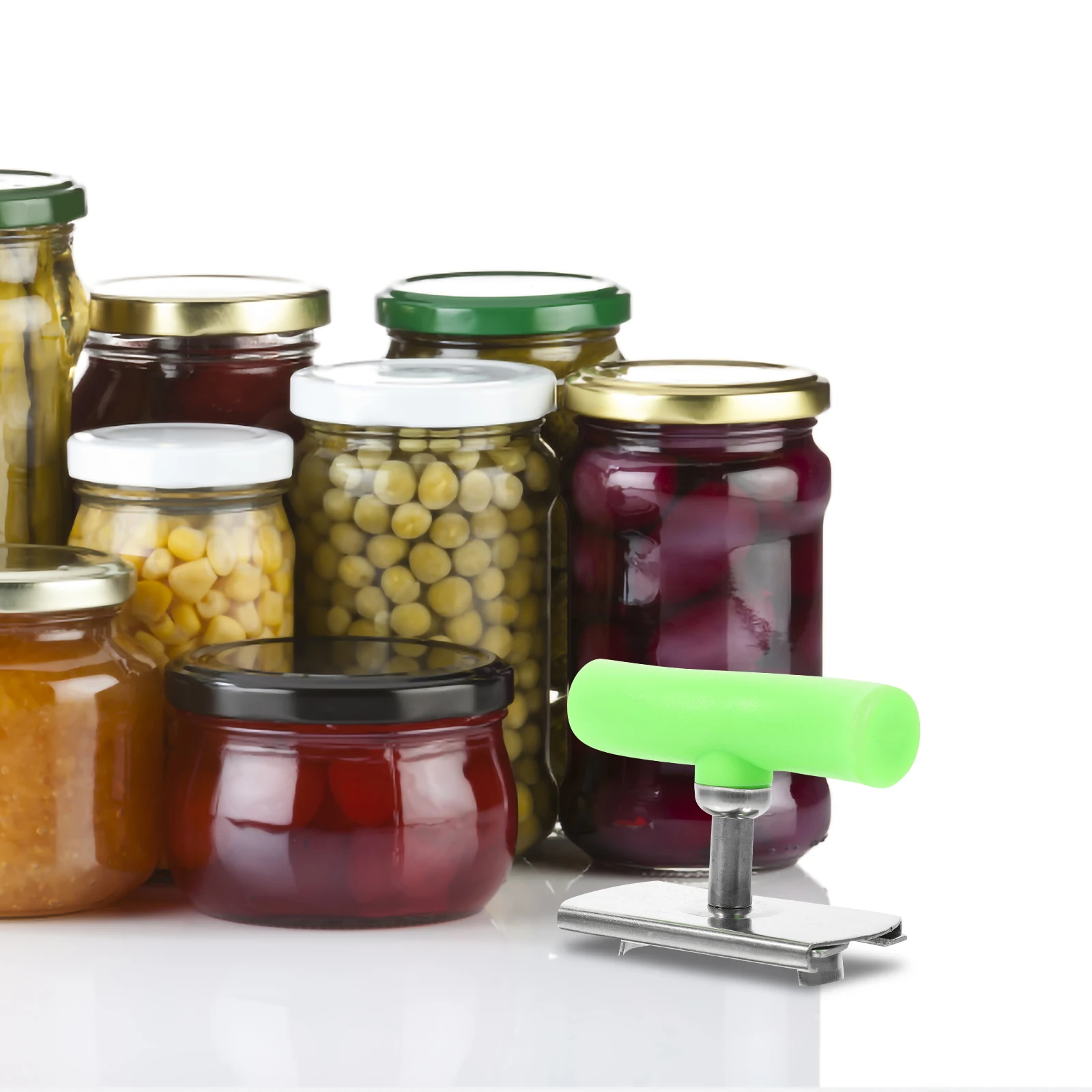 

2pcs Bottle Multifunctional Jar Lid for Weak Hands Kitchen Gadgets Easy Open Tool Home Camping Travel Club Use Jar