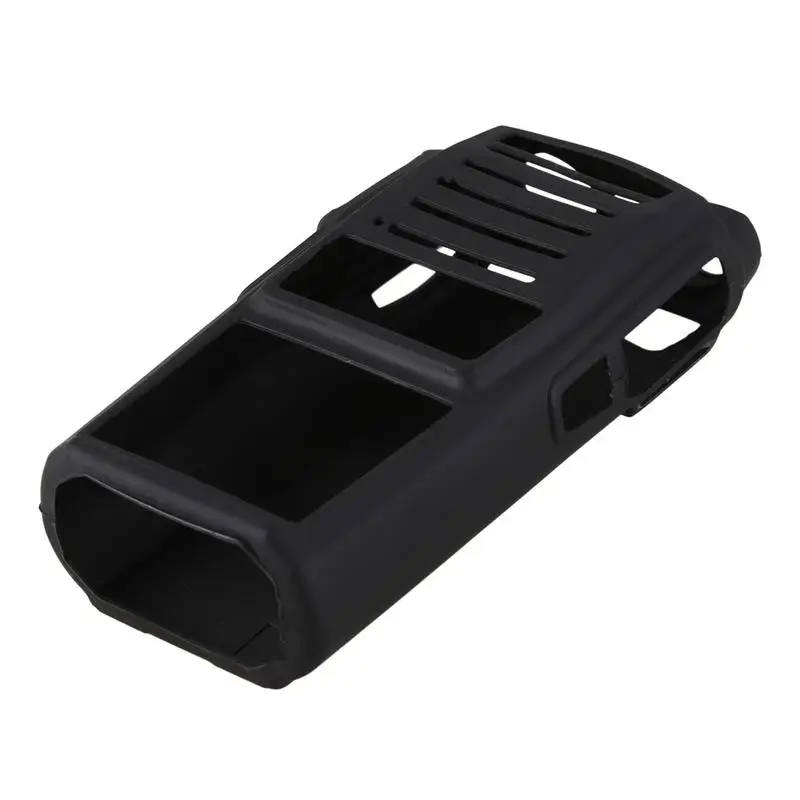 UV-82 Rubber Case UV82 Walkie Talkie Black Silicone Cover Dustproof Wear Resistant Black Baofeng Radio Case Accessories