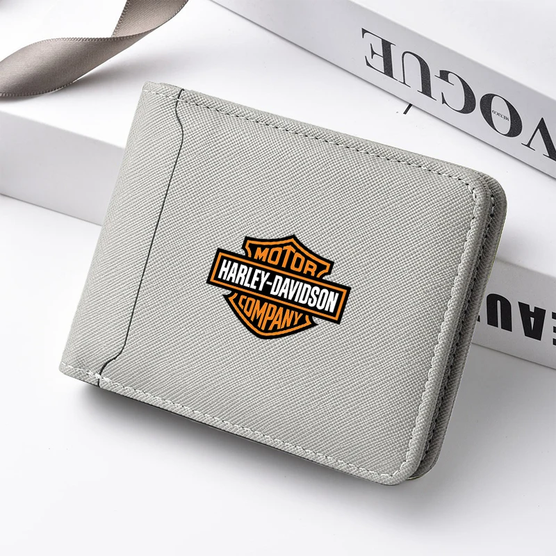 Leather Large Capacity Wallet Motorcycle logo Credit Card Bag For Harley Davidson Glide Ultra Classic 1250 S PA 1250S PA1250​ - view 3