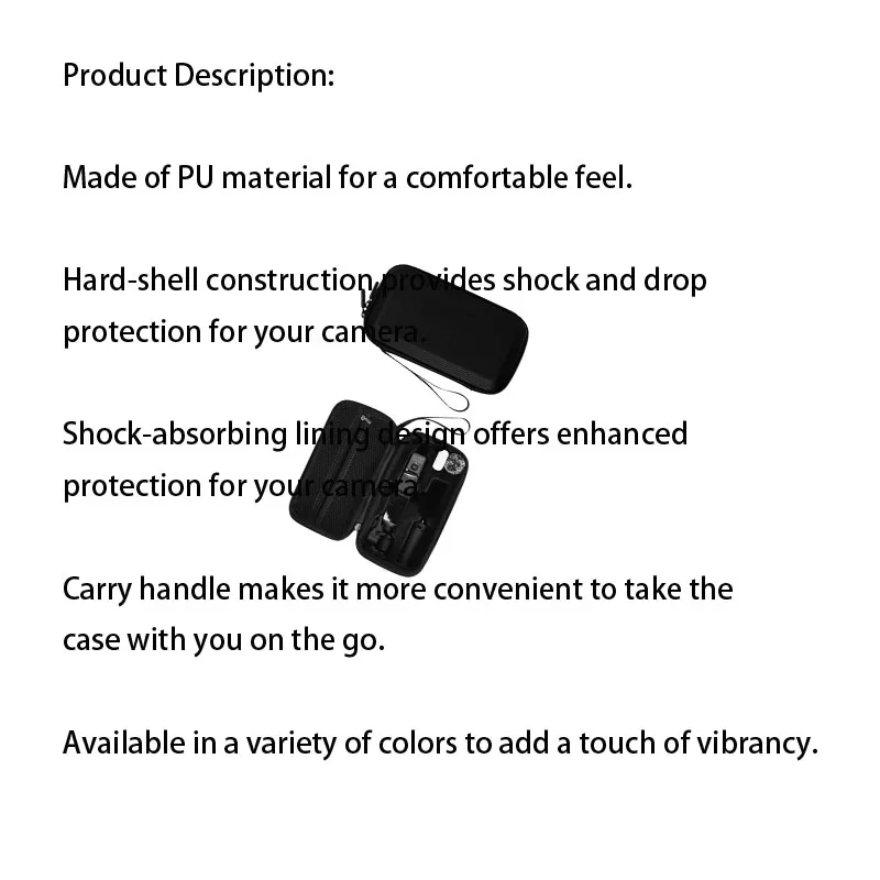 

Large Capacity Storage Case for DJI Pocket 4 PU Case