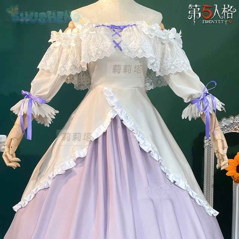 Nieuwe Vera Nair cosplay Game Identity V Parfumeur Kostuum Sweet Lolita Prinses Jurk Hoed Set Party Kerst Meisje Uniform Gift