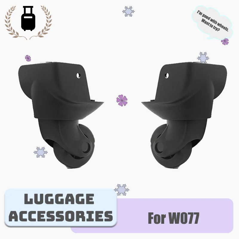 

For W077 Luggage Wheel Replacement - Easy Installation Tool Heavy-Duty Durable Universal 360-Degree Swivel Wheel