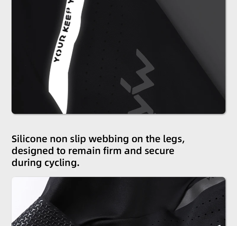 YKYWBIKE Herren-Radtrikot-Shorts mit elastischem Interface-Pad, 7H Langstrecken-Tauglichkeit, Carvico-Gewebe, MTB- und Rennrad-geeignet, atmungsaktiv, schnelltrocknend, eng anliegend – Detail 17