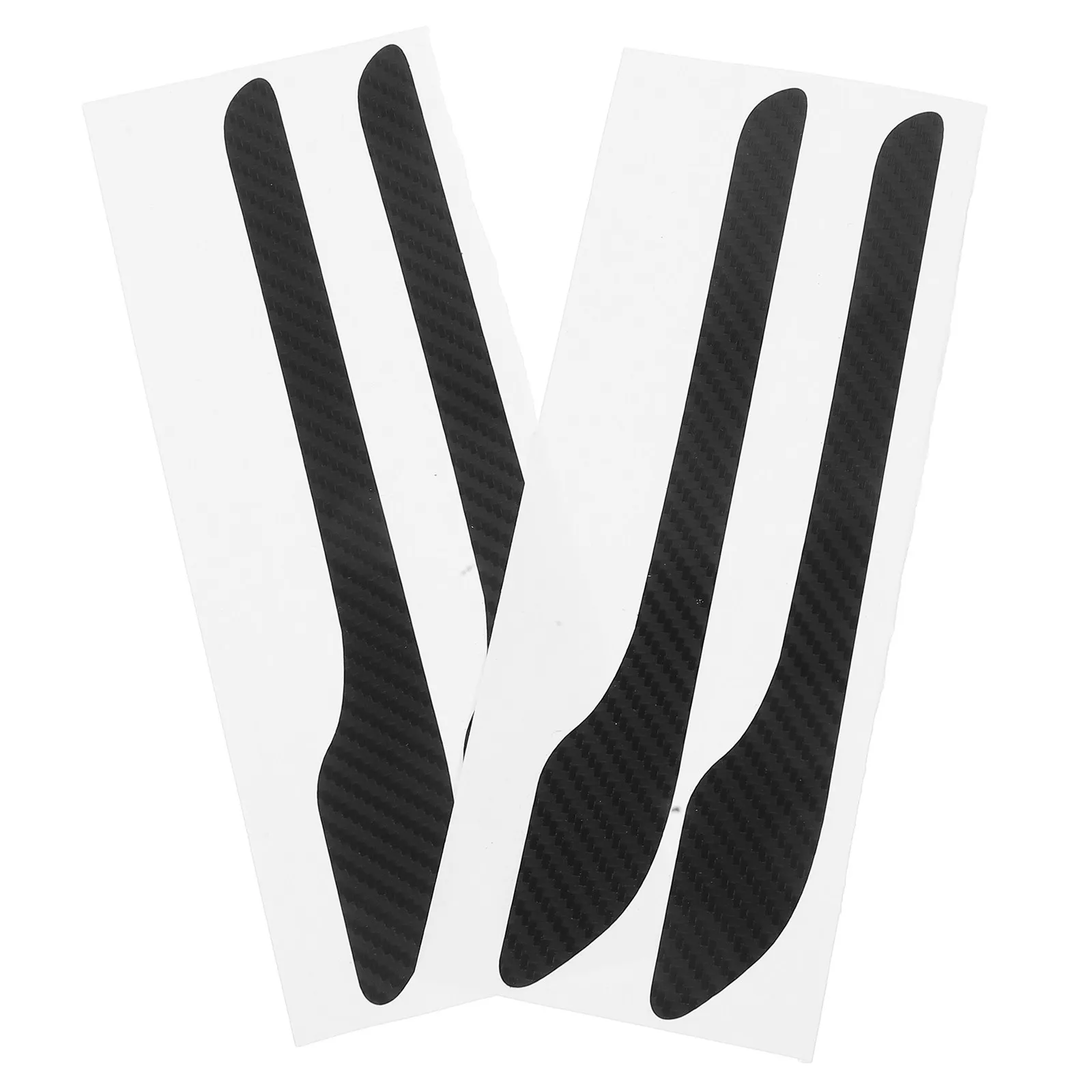 

4Pcs Carbon Fiber Style Door Handle Covers Tpu Flexible Fit for Tesla Y Smooth Operation Scratch Proof Elegant Car Exterior