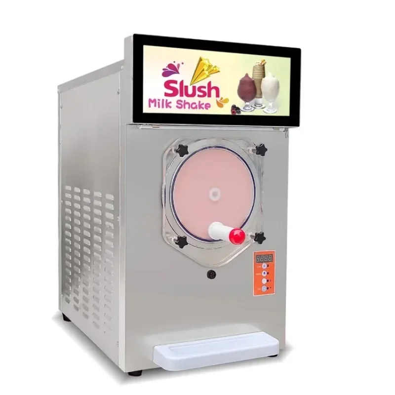 Totally-enclosed Stoeling Frozen ice slushy granita machine/cocktail machine/milk shake with led light