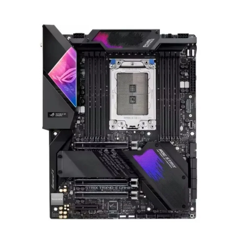 ROG STRIX TRX40-E GAMING Used Motherboard DDR4 Socket AMD TRX40 M.2 mainboard for Ryzen Threadrippe 3960X 3970X 3990X With box