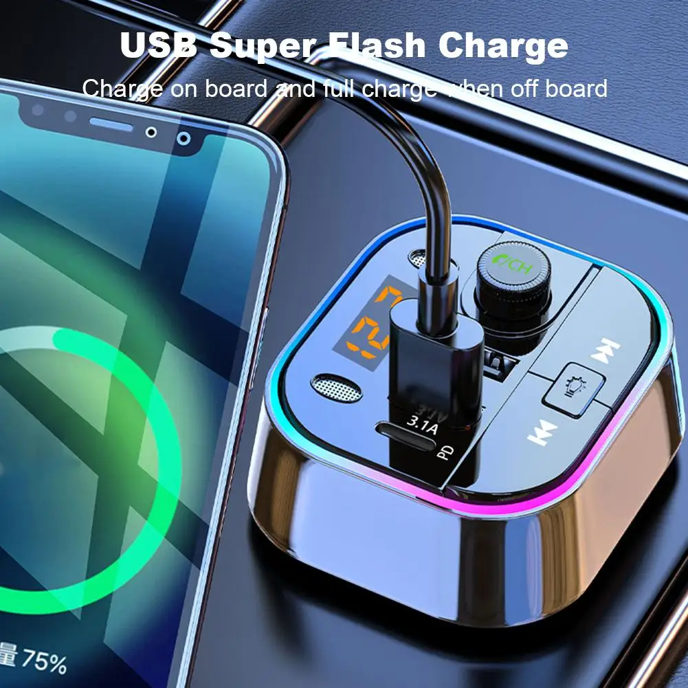 

12V-24V Car MP3 Player with Bluetooth, FM Transmitter, Charging Car accessories car Multifunctional Adapter Radio interior X9P5