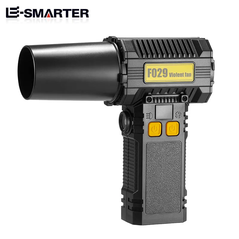 Ventilador violento de emergência para sopro de neve, portátil, carregamento usb, turbina, sucção, dupla finalidade, remoção de poeira