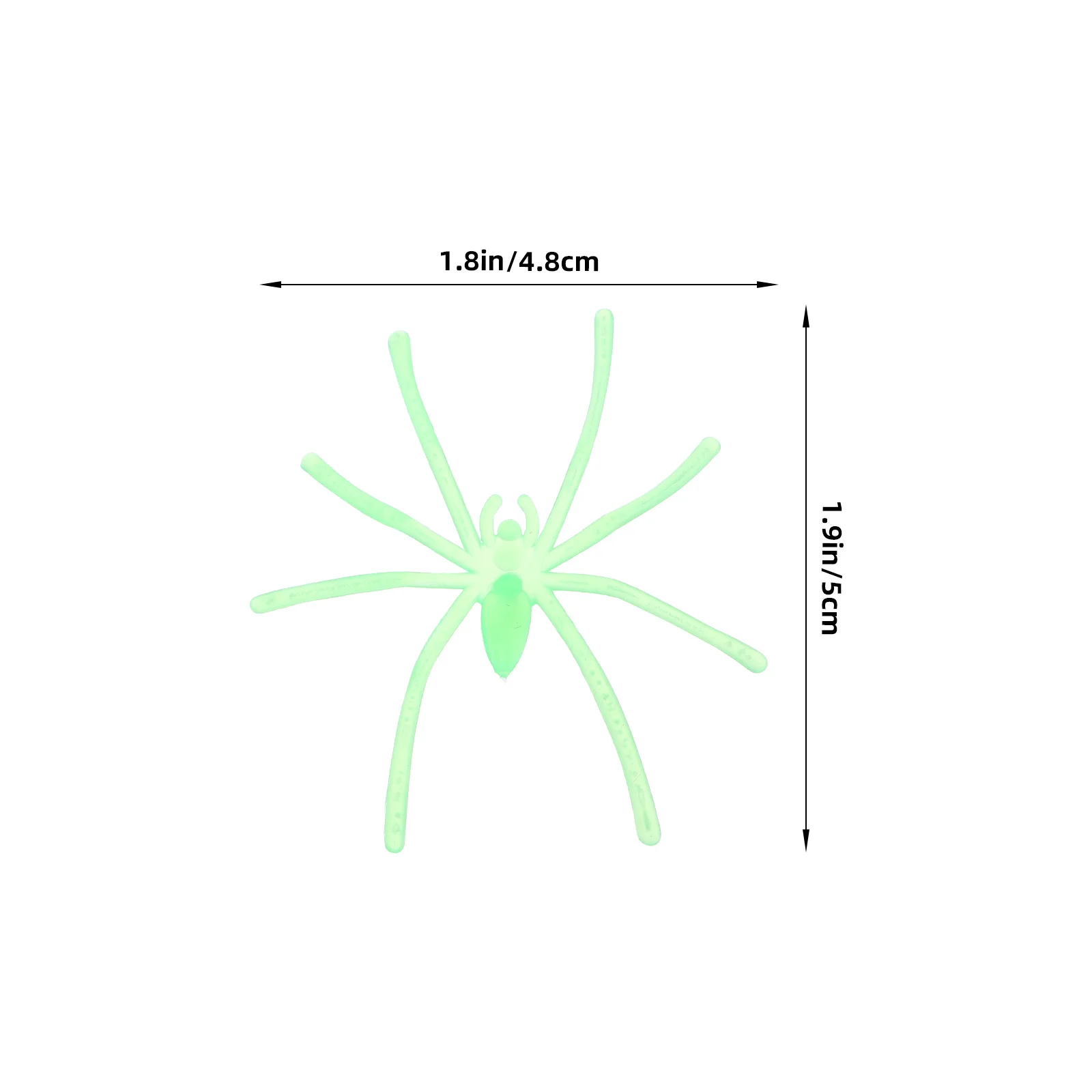 50 pezzi di simulazione ragno decorazioni di Halloween scherzo ragni finti per forniture per feste in casa stregata ragno di plastica di Halloween