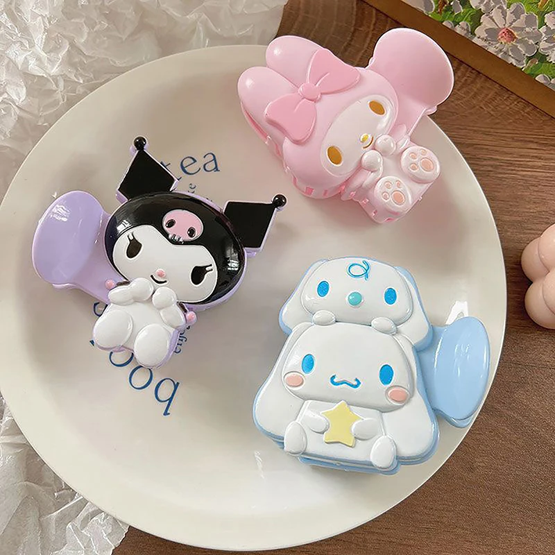 

Kawaii Sanrio Kuromi My Melody Cinnamoroll заколка для волос милые заколки для волос для девочек Мультяшные милые аксессуары для волос