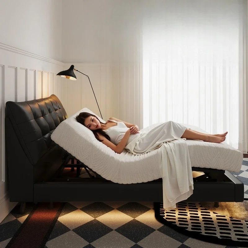 Fully self-powered intelligent floating double bed, multi-functional elderly lifting zero gravity