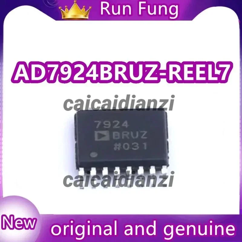 AD7924BRUZ-REEL7 AD7924BRUZ  12 Bit Analog to Digital Converter 4 Input 1 SAR 16-TSSOP  5Pcs/Lot   New Original