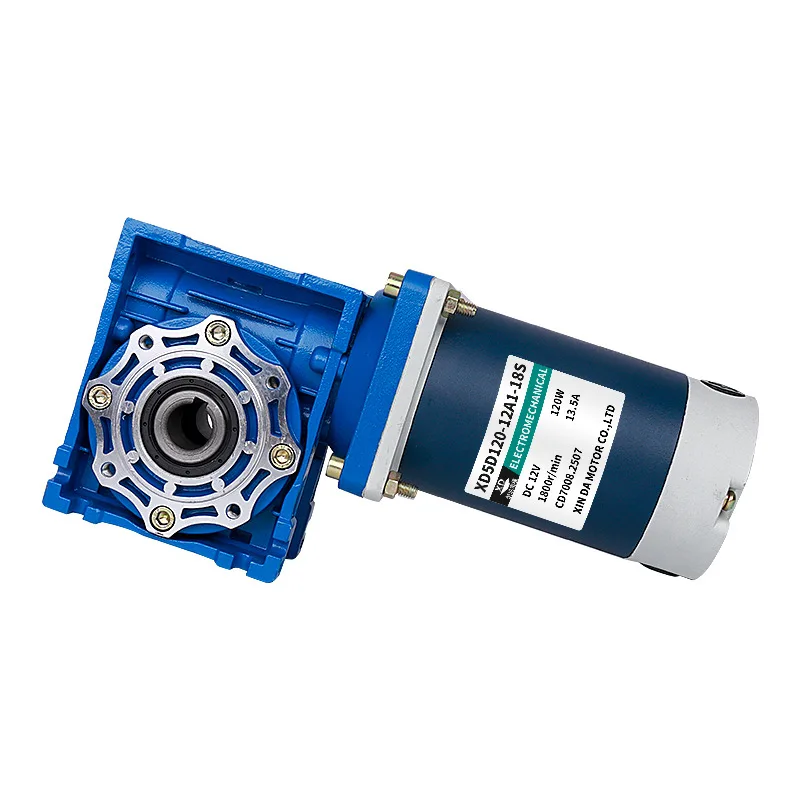 Geschwindigkeitsregelmotor, 120 W DC-Getriebemotor, RV40-Abschaltung, selbstsichernder 12-V24-V-Mikromotor mit großem Drehmoment