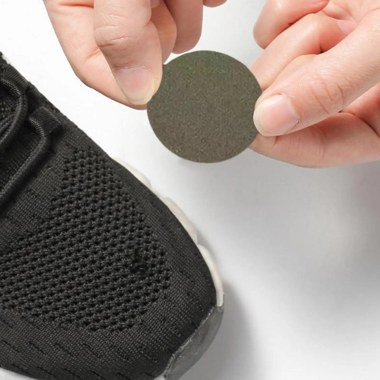 6 Stück selbstklebende Schuhflicken, stark, wasserdicht, Reparatur von Löchern, Stoffnetz, unsichtbare Schuhreparatur, nahtlose Schuhreparatur