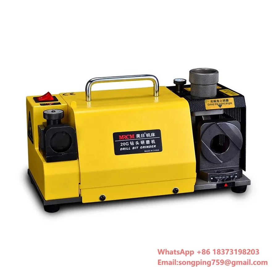 

Станок для заточки сверл MR20G с CBN-шлифовальным кругом, двигатель 220В, сертифицирован CE, портативный, высококачественный.