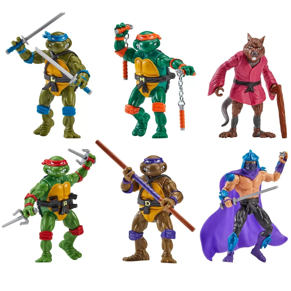 

4.2-inch 1988 Classic upgraded Remastered Leonardo Michelangelo Raphael Donatello Splinter Shredder Movable character