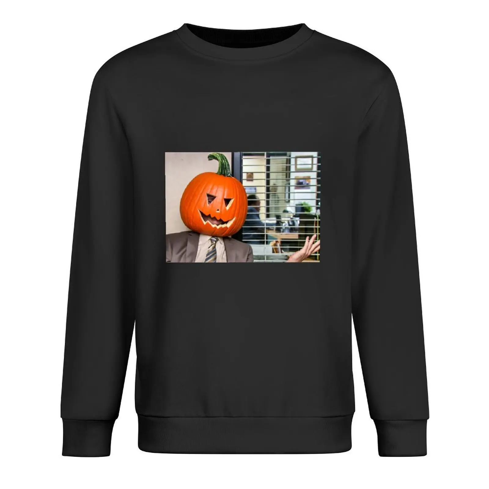 

Dwight Pumpkin Head Pullover anime clothing men's coat men's winter sweater korean autumn clothes sweatshirt male