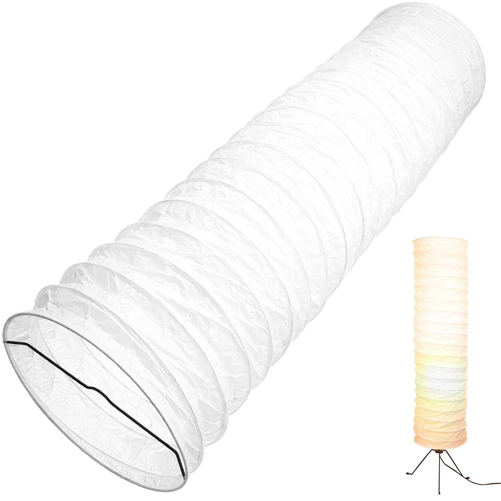 

Lampshade Light Bulbs Floor Rice Paper Shades for 9200X2200X2200CM Metal Dimmable Long