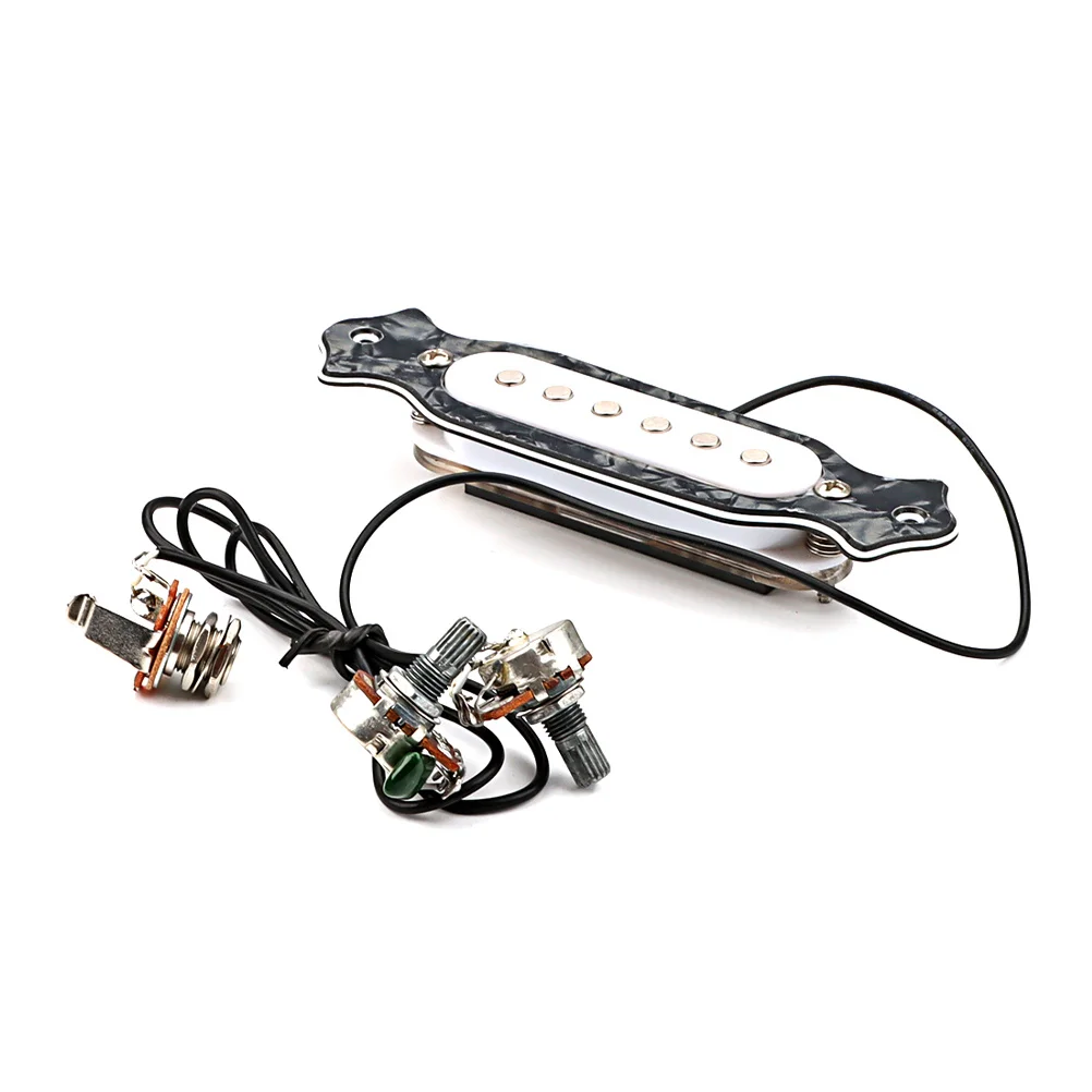 

1Set Guitar Pickup Wired Control Acoustic Multi-Function High Sensitivity Guitar Sound Pickup Durable Portable Musical