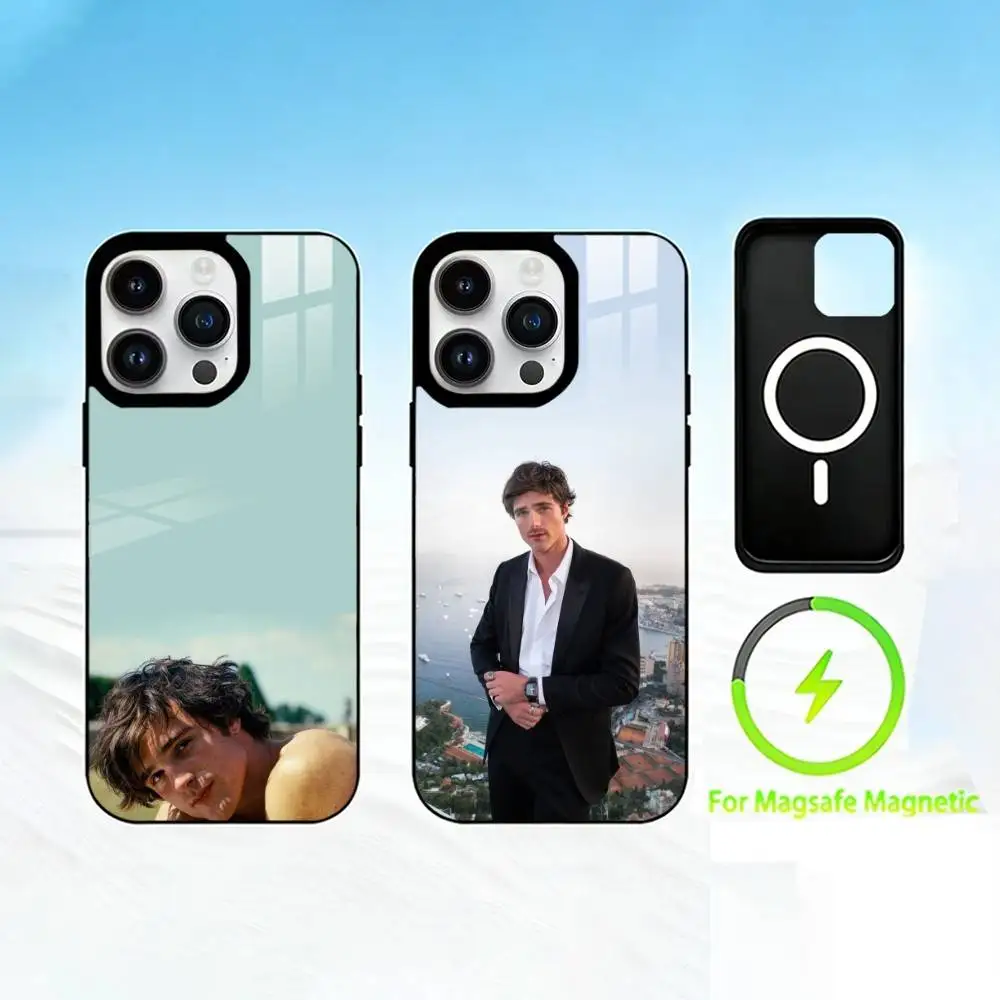 

J-Jacob Elordi Phone Case For iPhone 17 16 15 14 13 12 Pro Max Plus for Mirror Wireless Magnetic Cover