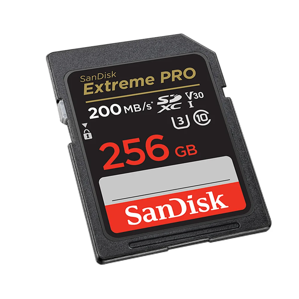 Tarjeta SD SanDisk Extreme PRO 32G SDHC 64G 128G 256G SDXC UHS-I C 10 100M/s-200MB/s U3 tarjeta de memoria compatible con V30 4K para cámara/DV/SL
