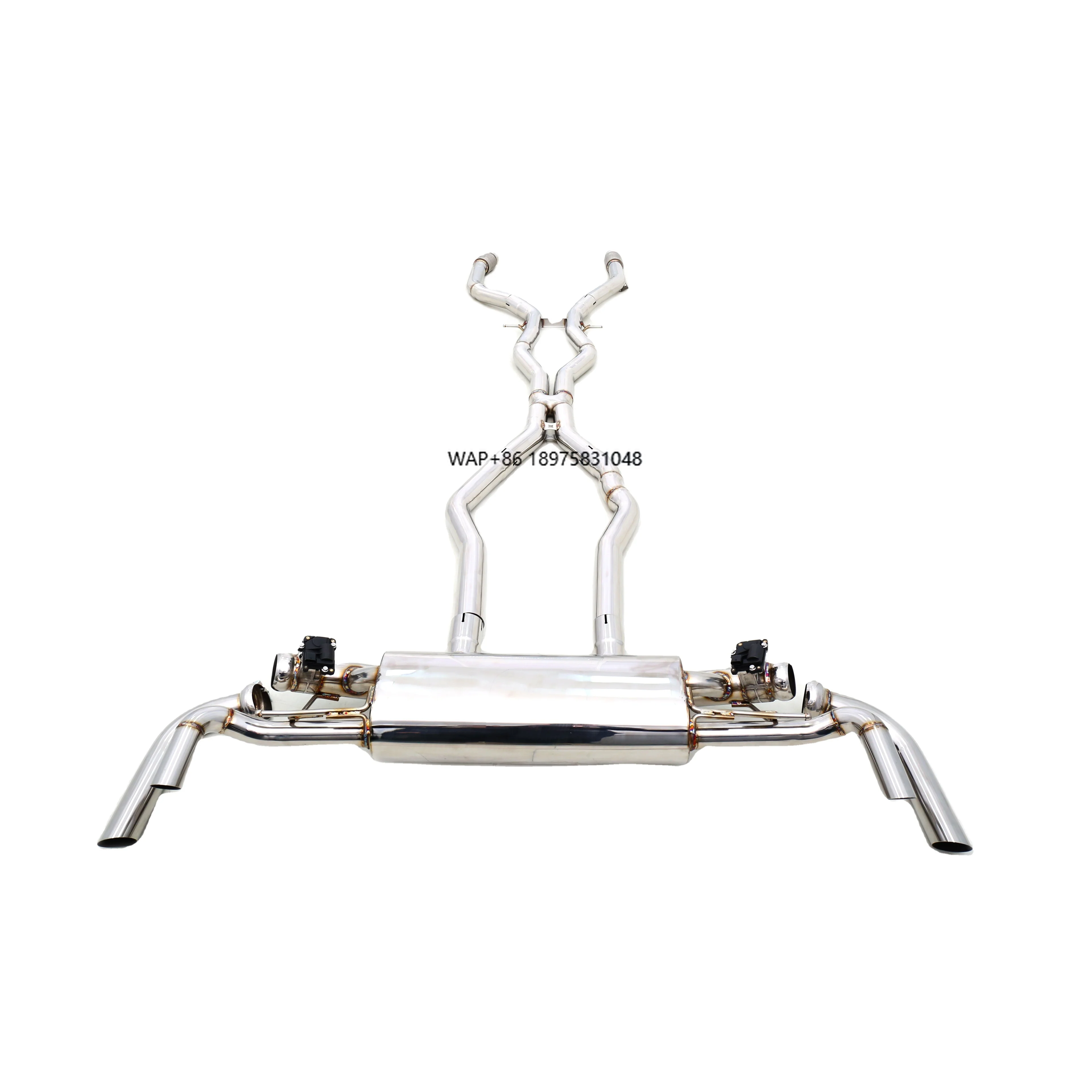 

Stainless Steel 304 Valve Catback Exhaust System OEM Button Control for GLE63 S GLS63 GLS580 GLE580 W167 X167