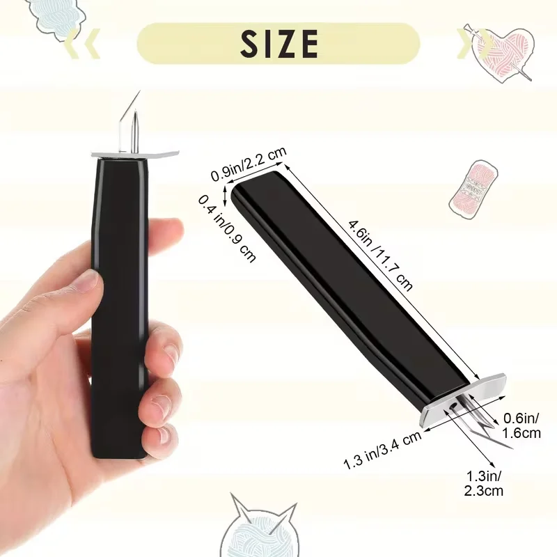 1 bead knotting tool, suitable for DIY jewelry making, ensures pearl knotting, ideal for jewelry designers and DIY craftsmen, high-quality feel - black