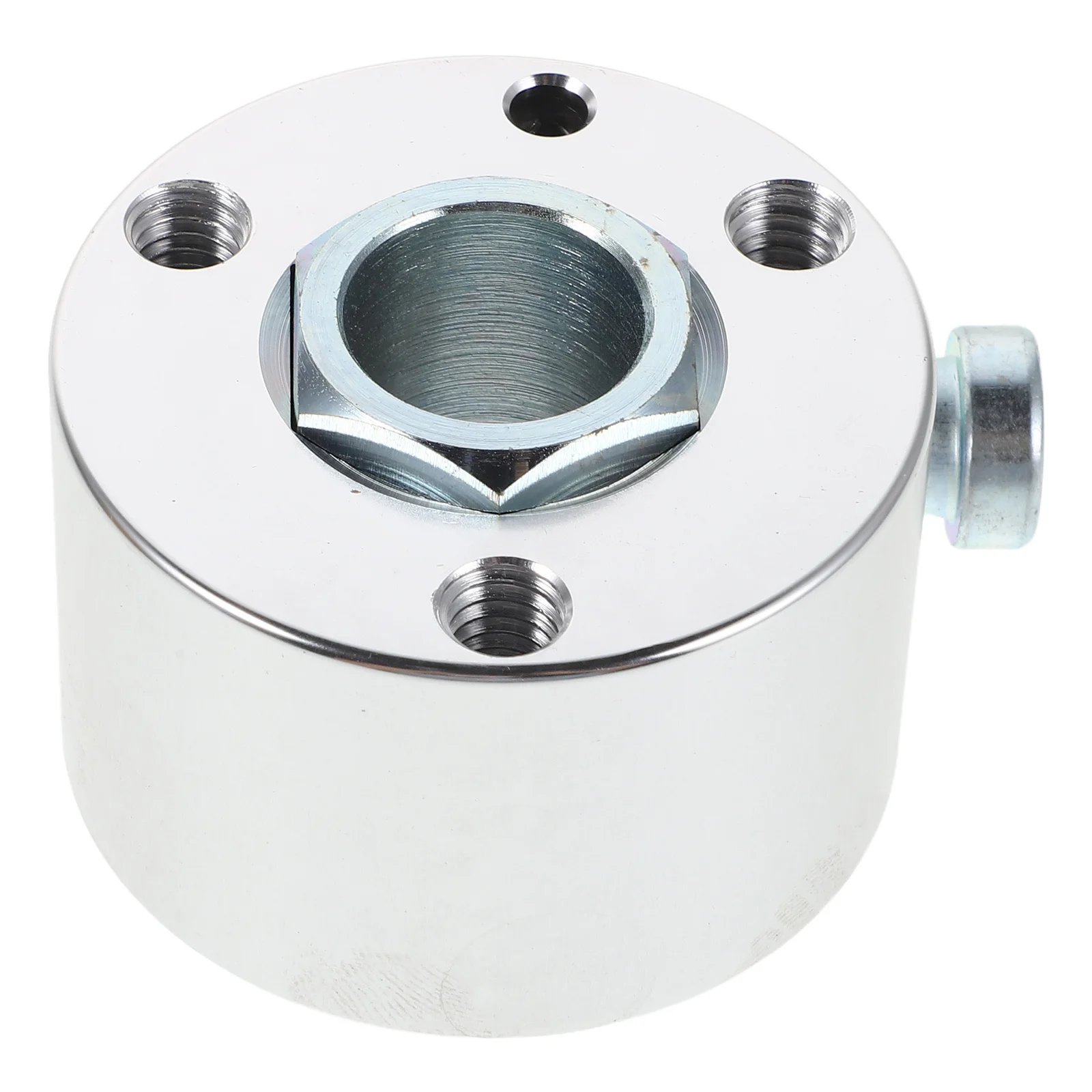 

1 Set Quick Release Steering Wheel Hub Adapter 3/4" Shaft Aluminum Alloy 360° Rotation Fast Install Racing Car Auto Interior