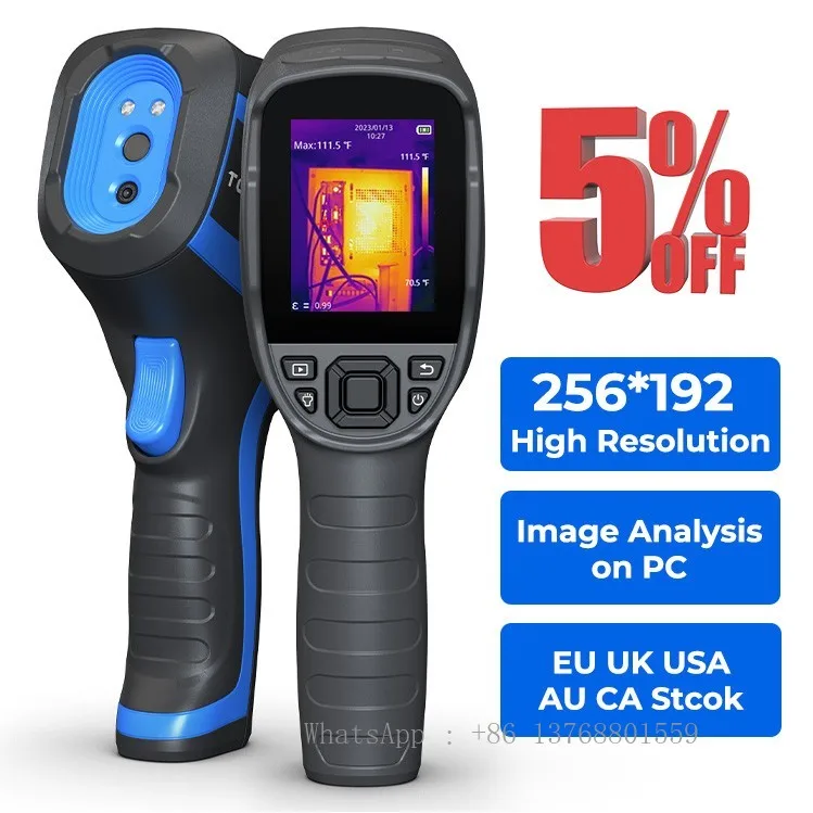 TOPDON TC005 Factory Supply High Resolution 256*192 Portable Handheld Android Car Infrared Thermal Scanner Imaging Camera Imager