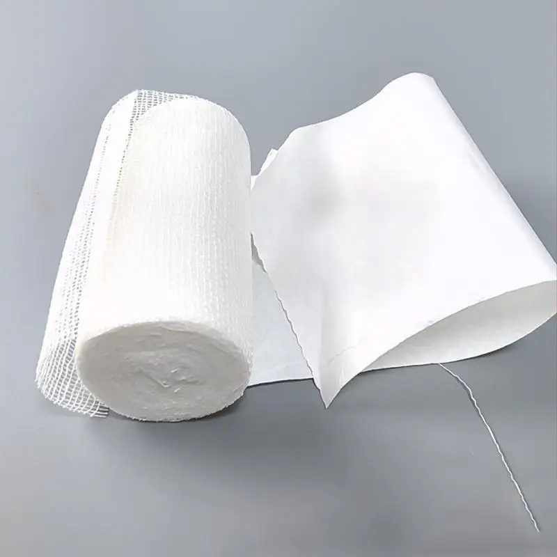 1/2/5/10 Rolls Absorbent Gauze Bandage Roll Wound Hemostasis Wrapping Dressing Fixation Halloween Mummy Cosplay Prop Gauze